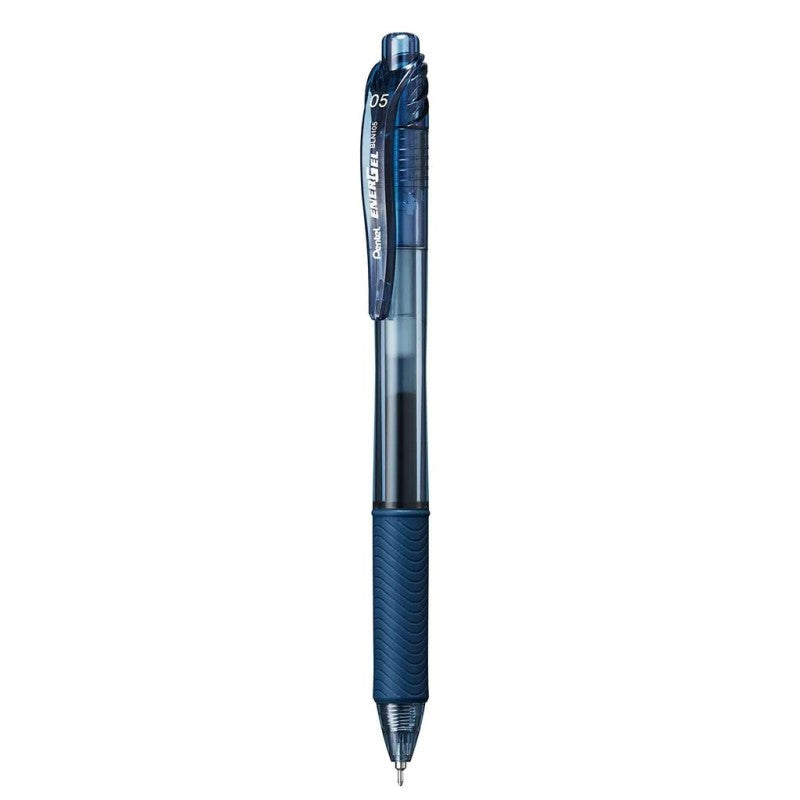 Pentel Energel-X Metal Tip Pen 0.5 mm Navy Blue - Al Masam Stationery LLC Main image