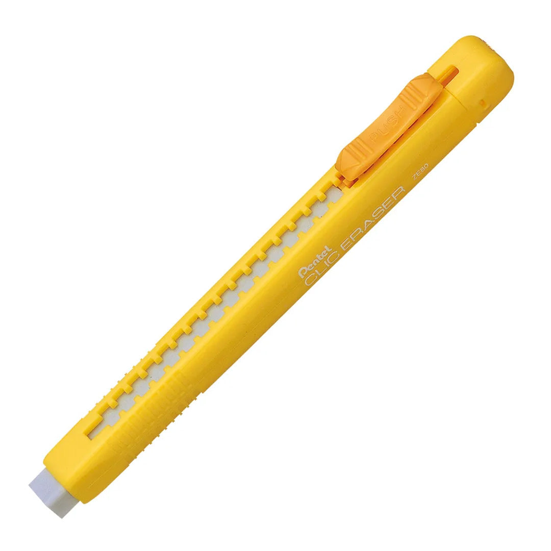 Pentel Eraser Clic ZE80 Yellow - Al Masam Stationery LLC Main image