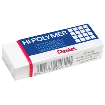 Pentel Eraser ZEH-10 Hi-Polymer Large - Al Masam Stationery LLC Main image