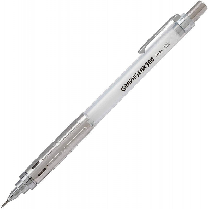 Pentel Graph Mechanical Pencil 0.5mm White - Al Masam Stationery LLC Main image