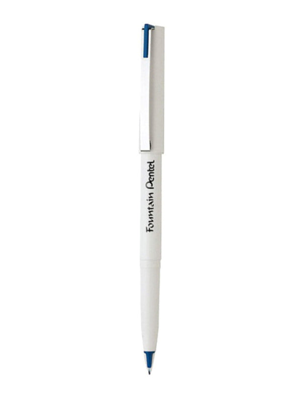 Pentel JM20W Fountain Pen Stylo White Barrel - Al Masam Stationery LLC Main image