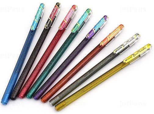 Pentel K110 Hybrid Dual Metallic Roller B.Pen 1.0mm Display of 96pcs Secondary image