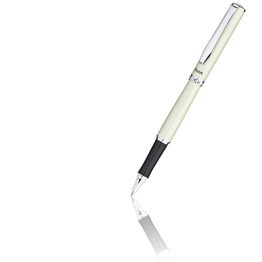 Pentel K600 Sterling Gel Roller Pen 0.7 Blue, Ivry Barrel - Al Masam Stationery LLC Main image