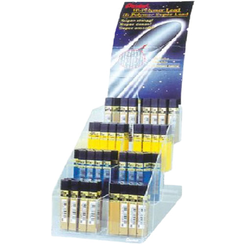 Pentel LHP Leads Asst Hi-Polymer HB Display of 96 PCs - Al Masam Stationery LLC Main image