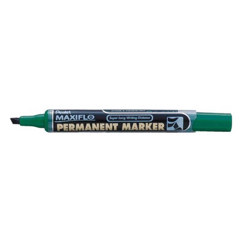 Pentel Maxiflo Permanent Chisel Tip Blue - Al Masam Stationery LLC Main image