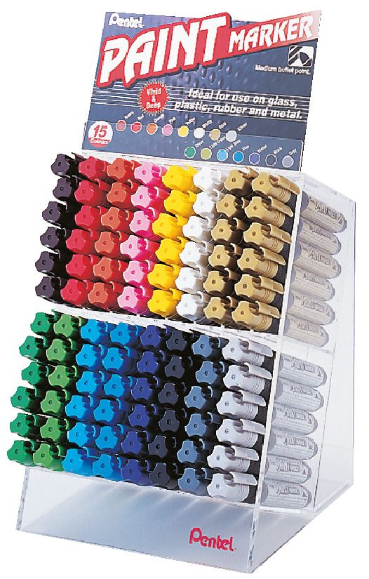 Pentel MMP20 Paint Marker 4.0mm Display of 108 Pcs - Al Masam Stationery LLC Main image