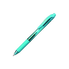 Pentel PE-BL107-10 Energel-X Gel Roller Pen 0.7MM Tip Lime Blue - Al Masam Stationery LLC Main image
