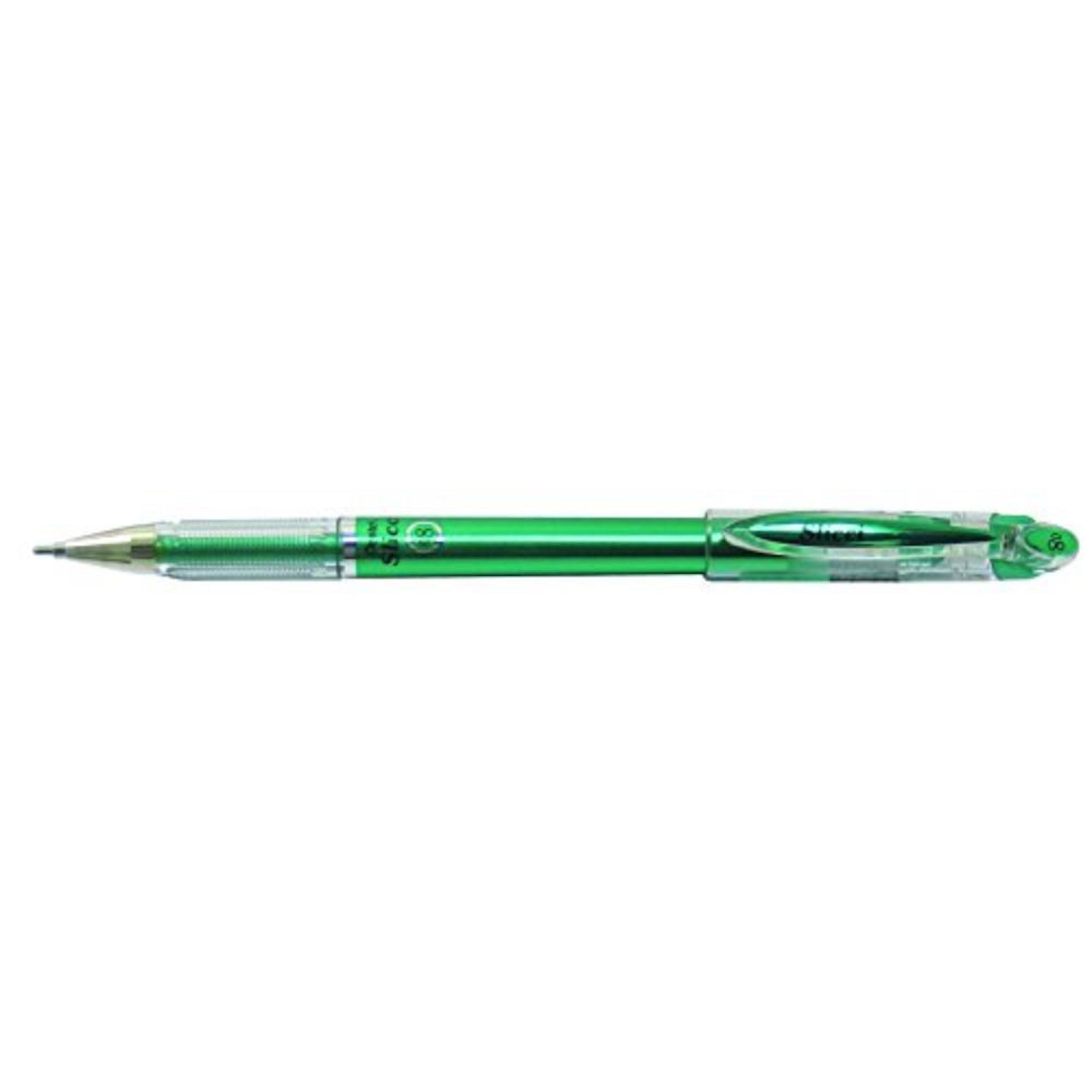 Pentel Slicci Metallic Roller Gel Pen Green 0.8 mm Green Secondary image