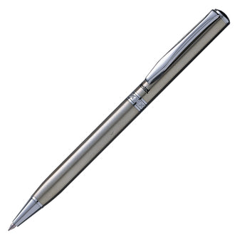 Pentel Sterling Ball Point Silver Body 0.8mm Blue B810 - Al Masam Stationery LLC Main image