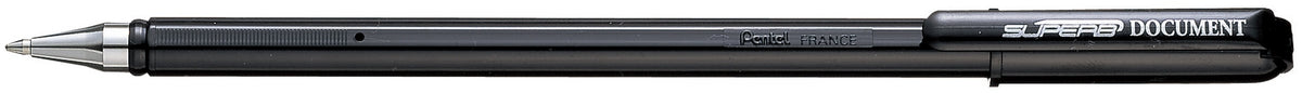 Pentel Superb Ball Point Pen Black - Al Masam Stationery LLC Main image