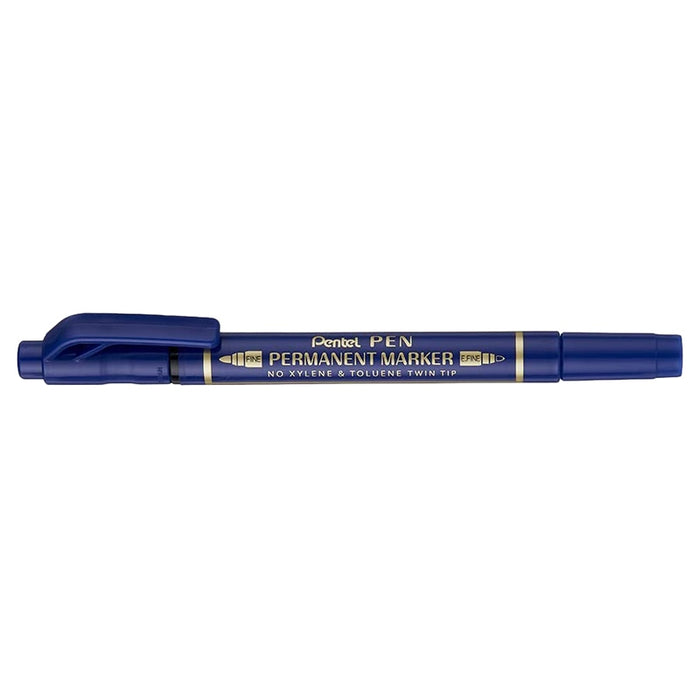 Pentel Twin Tip Marker Blue Pack - Al Masam Stationery LLC