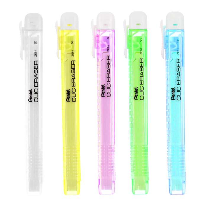 Pentel Eraser Clic ZE81 Transparent - Al Masam Stationery LLC Main image