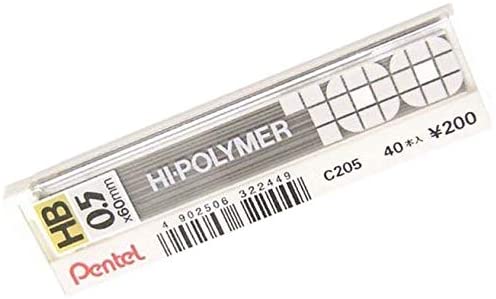 Pentel Mech. Pencil Leads 0.5mm HB Hi-Polymer - Al Masam Stationery LLC