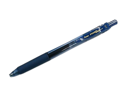 Pentel BL-107 ENERGELX Liquid Gel Pen 0.7mm NAVY BLUE - Al Masam Stationery LLC