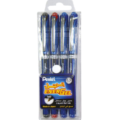 Pentel BLN25 Energel NV Needle Tip Pen 0.5mm - (Pack of 5) - Al Masam Stationery LLC Main image