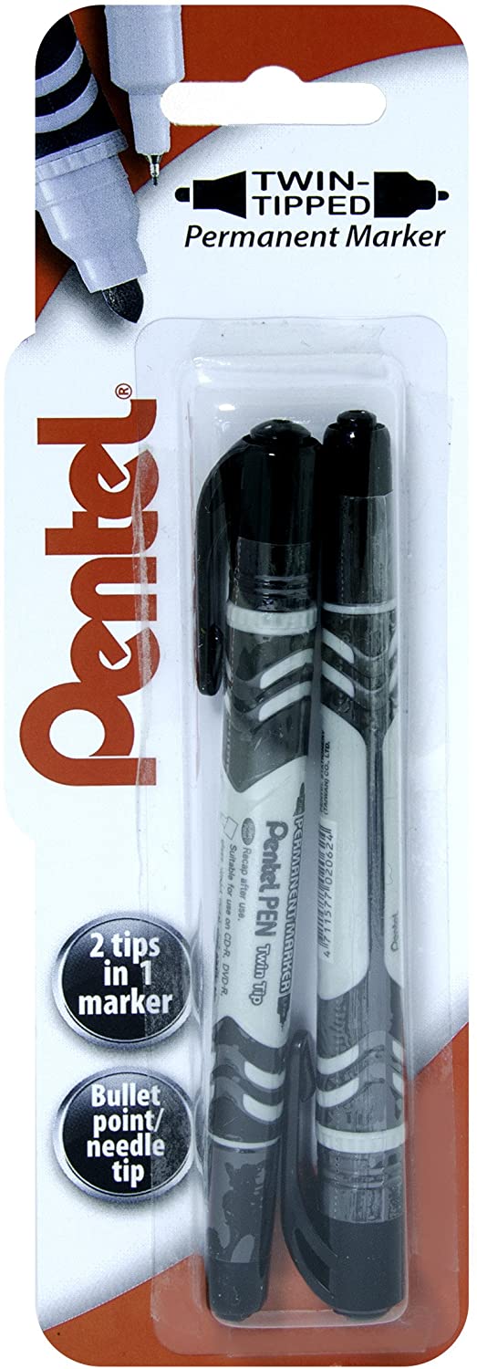 Pentel N75W Twin Tip Marker - Al Masam Stationery LLC Main image