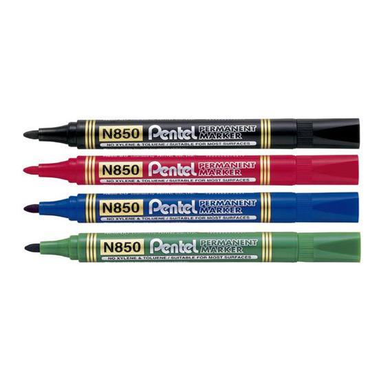Pentel N850 Permanent Marker Bullet Tip - Al Masam Stationery LLC Main image