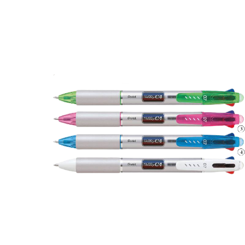 Pentel BPC47K Ballpoint Rolly 4 in 1 Barrel - Al Masam Stationery LLC Main image