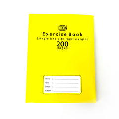 FIS Right Margin Exercise Book Single Line 200 Pages