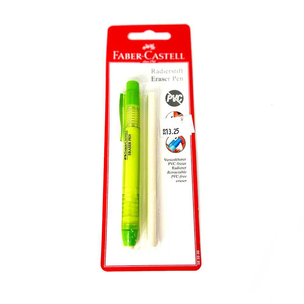 Faber Castell PVC Free Eraser Pen + 1 Refill - Al Masam Stationery LLC