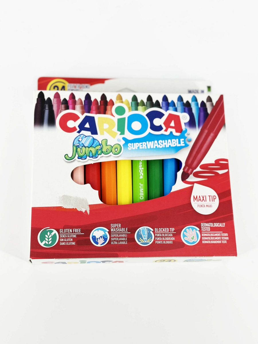 40569-JUMBO BOX 12PCS FELT TIP PENS