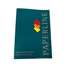 Paperline Soft Cover A4 Square Line 10mm Notebook 80sht