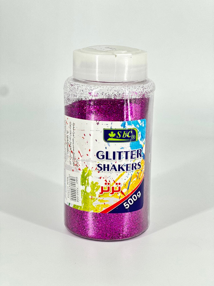 SBC Glitter Powder 500gm Fuschia - Al Masam Stationery LLC