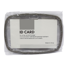 ID Card Holder Gray with Rubber - Al Masam Stationery LLC