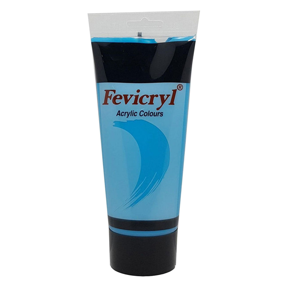 PIDILITE FEVI ACRYLIC COLOR 200 ML CERULEA BLUE - Al Masam Stationery LLC Main image