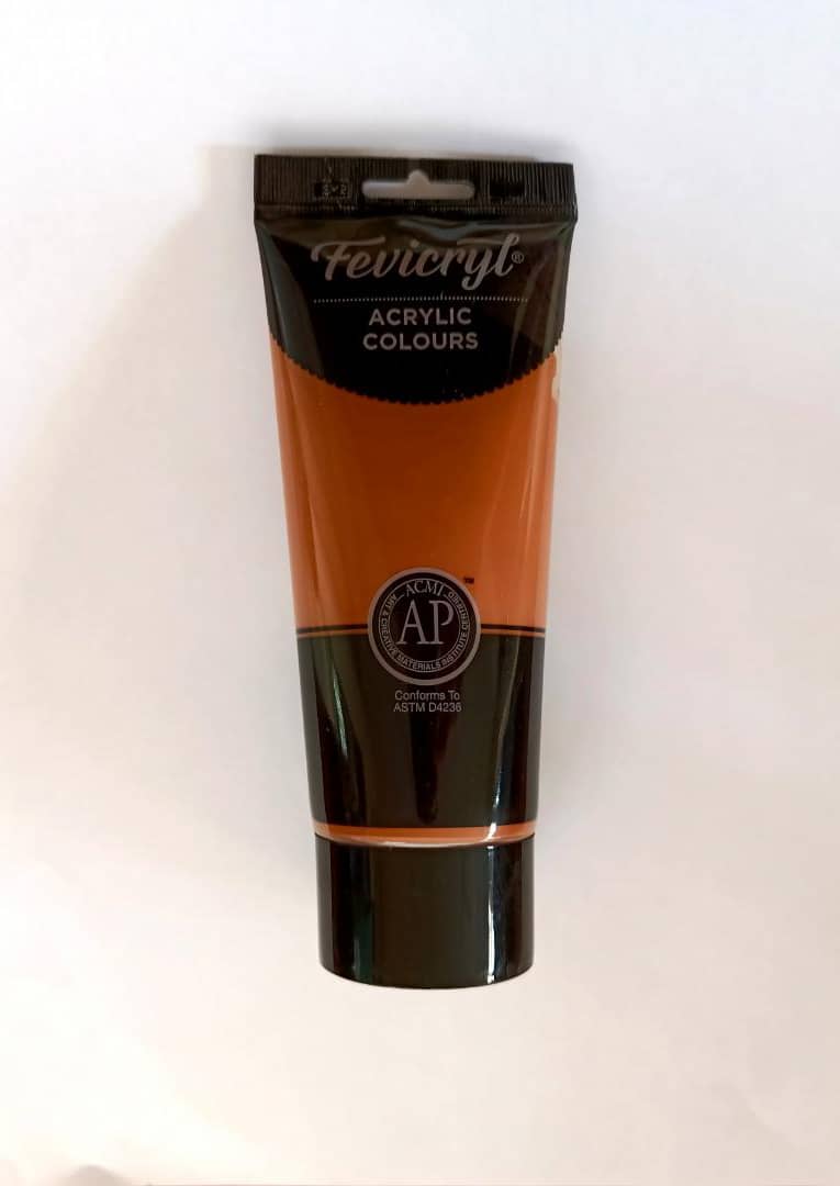 PIDILITE FEVI ACRYLIC COLOR 200 ML RAW SIENNA - Al Masam Stationery LLC Main image