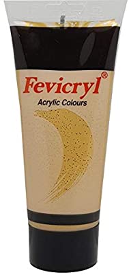 Pidilite Fevicryl Acrylic Color 200ml Gold - Al Masam Stationery LLC Main image