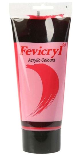 Pidilite Fevicryl Acrylic Color 200ml N.Carmine - Al Masam Stationery LLC Main image