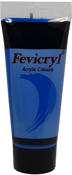 Pidilite Fevicryl Acrylic Color 200ml Primery Cyan - Al Masam Stationery LLC Main image