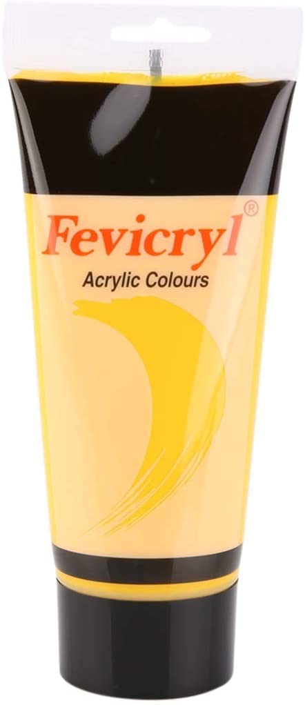 Pidilite Fevicryl Acrylic Color 200ml Primery Yellow - Al Masam Stationery LLC Main image
