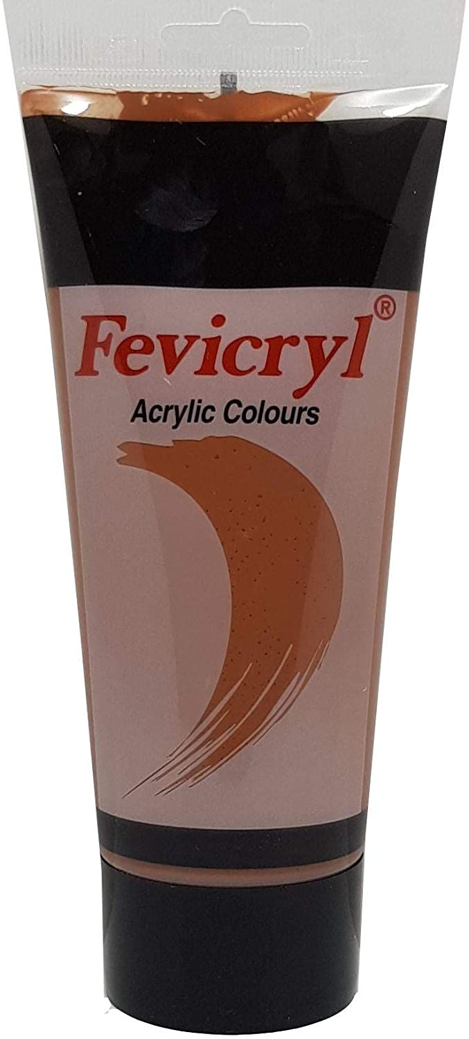 Pidilite Fevicryl Acrylic Color 200ml Raw Siena - Al Masam Stationery LLC Main image