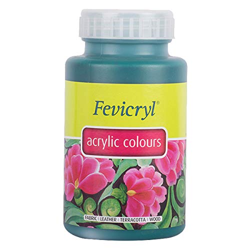 Pidilite Fevicryl Acrylic Color 500ml Dark Green - Al Masam Stationery LLC Main image