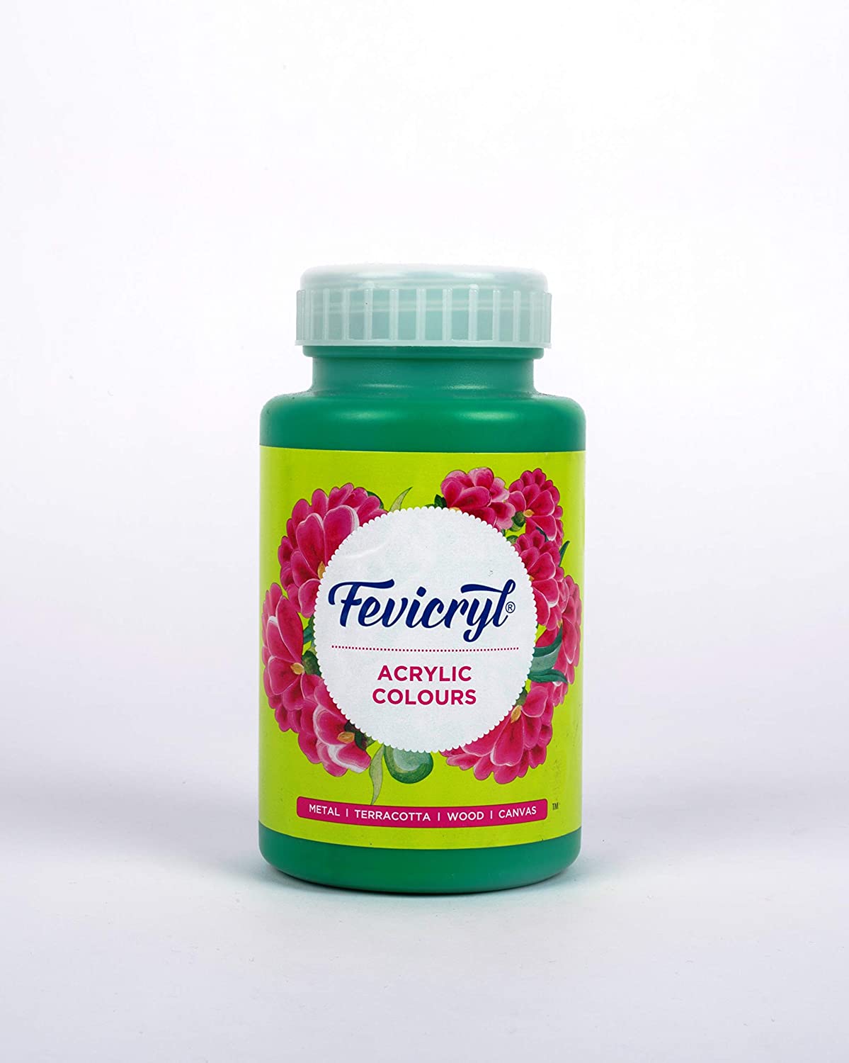 Pidilite Fevicryl Acrylic Color 500ml Light Green - Al Masam Stationery LLC Main image