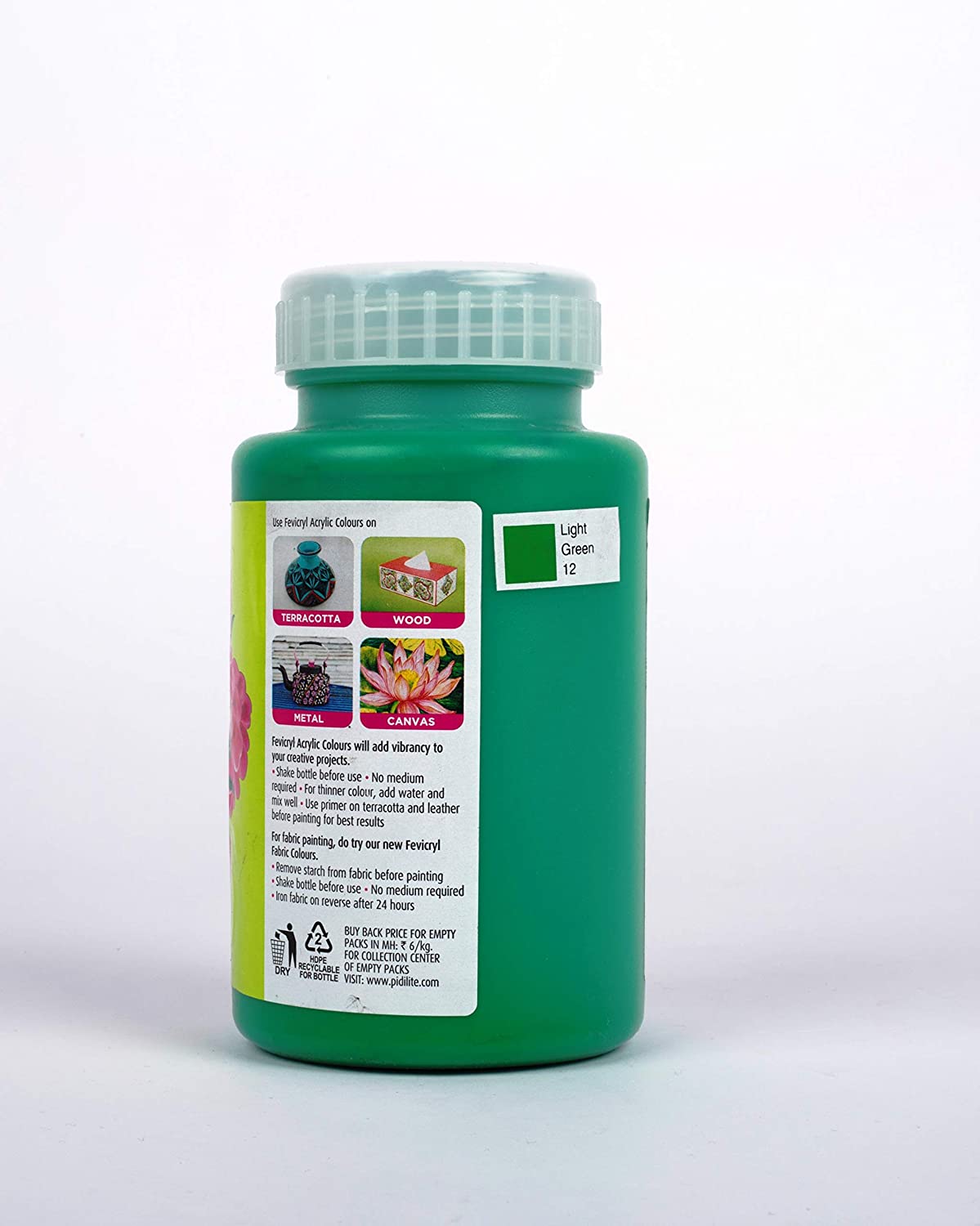 Pidilite Fevicryl Acrylic Color 500ml Light Green Secondary image