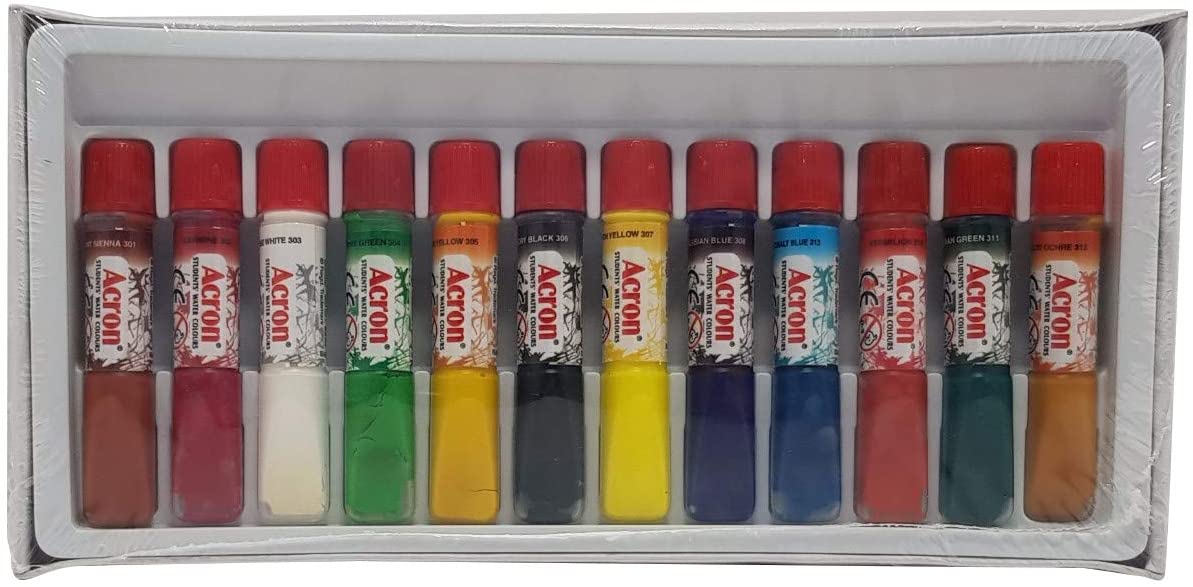 Pidilite Water Color Acron 6ml Set of 12 Colors - Al Masam Stationery LLC Main image