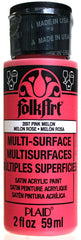 Folkart Multi-Surface Paint - Pink Melon - Al Masam Stationery LLC