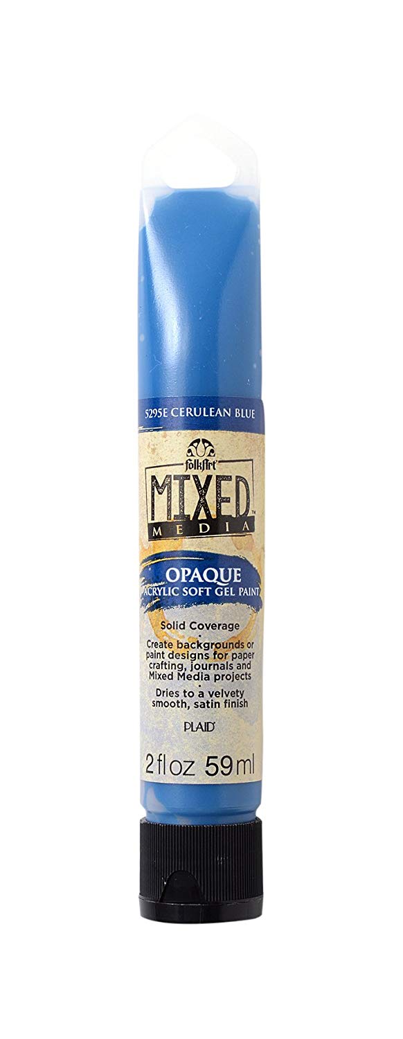 Opaque Acrylic Soft Gel Paint - Cerulean Blue - Al Masam Stationery LLC Main image