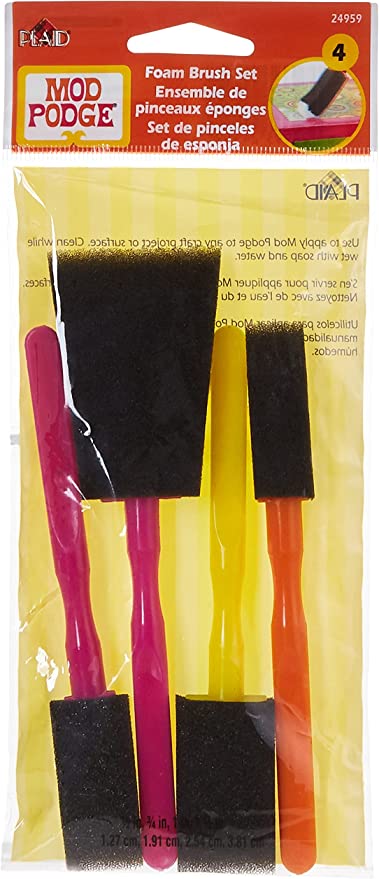 Mod Podge 4 Piece Foam Brush Set - MSP 24959 - Al Masam Stationery LLC Main image