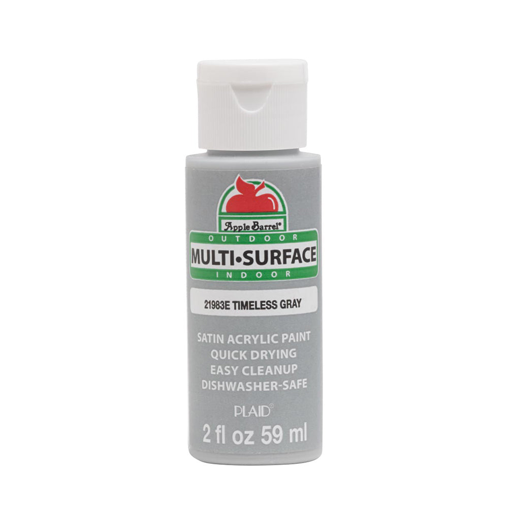 Apple Barrel Multi Surface Paint Timeless Gray - Al Masam Stationery LLC