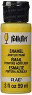 Folkart Enamel Gloss Acrylic Paints Lemon Custard - Al Masam Stationery LLC