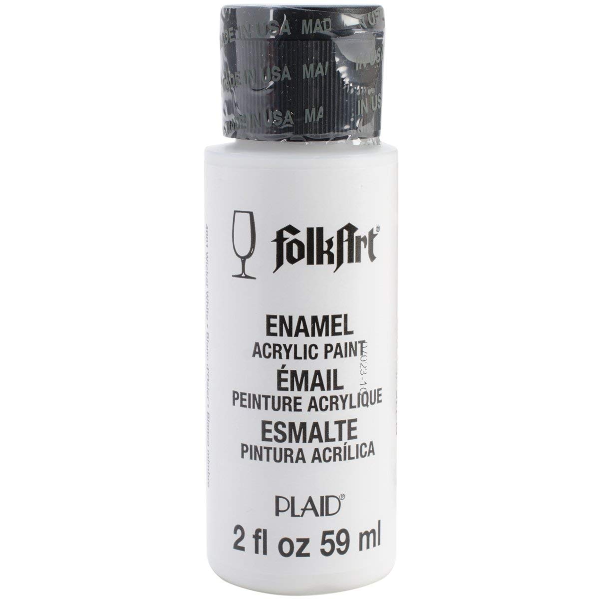 Folkart Enamel Gloss Acrylic Paints Wicker White - Al Masam Stationery LLC Main image