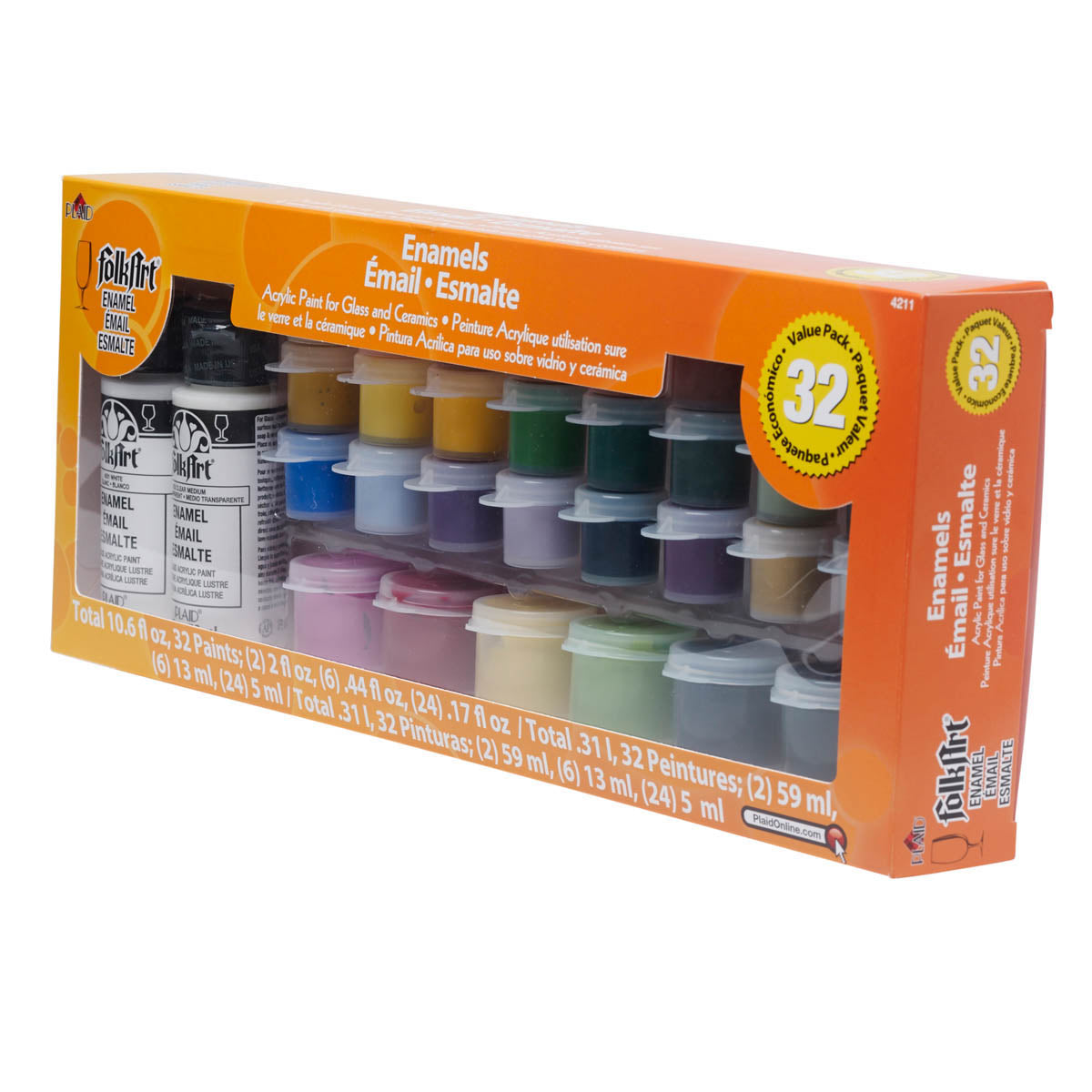 Folkart Enamel Paint Set - Al Masam Stationery LLC Main image