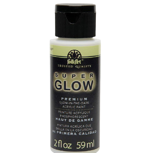 Folkart Glow In Dark Acrylic Paints Super Glow Acrylic Paints - Al Masam Stationery LLC Main image