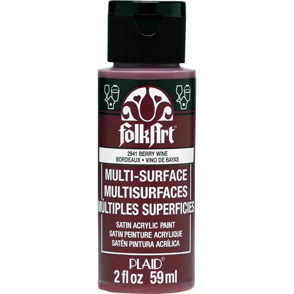 Folkart Multi-Surface Paint - Berry Wine - Al Masam Stationery LLC Main image