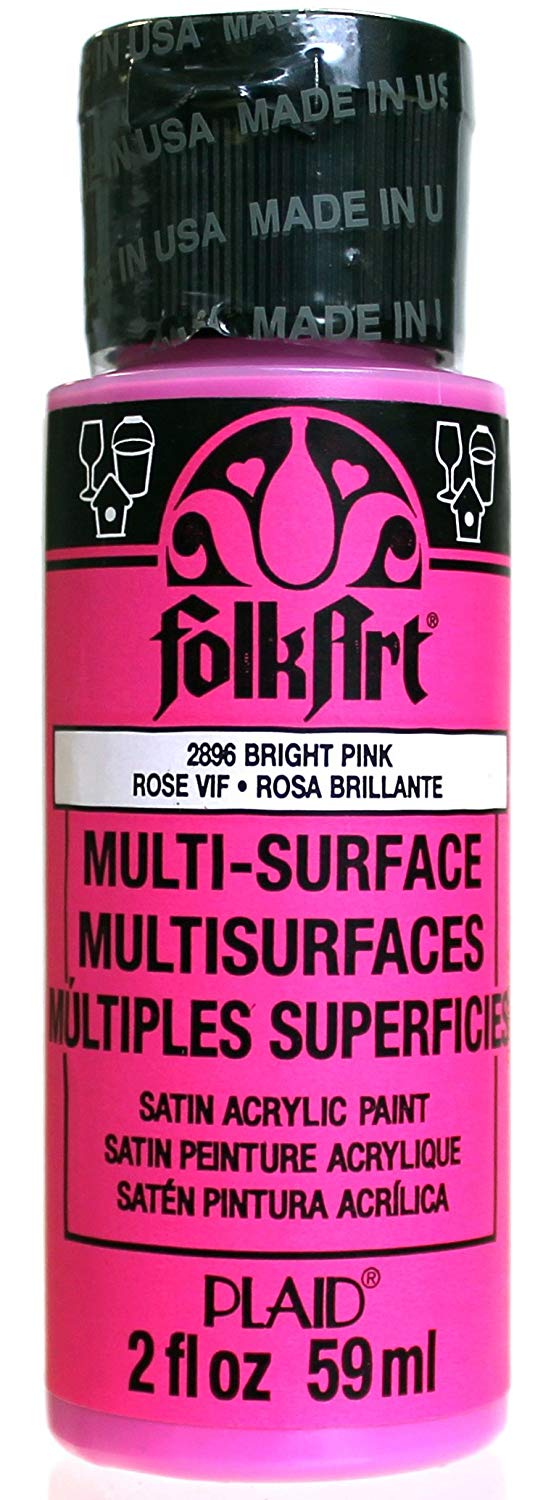 Folkart Multi-Surface Paint - Bright Pink - Al Masam Stationery LLC Main image