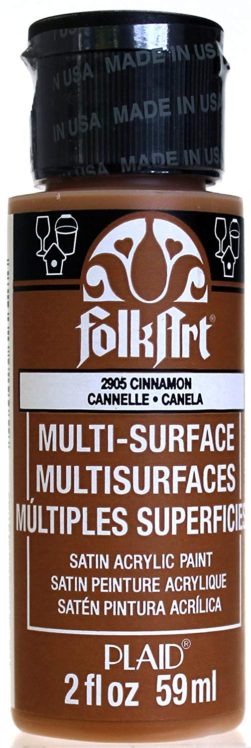 Folkart Multi-Surface Paint - Cinnamon - Al Masam Stationery LLC Main image